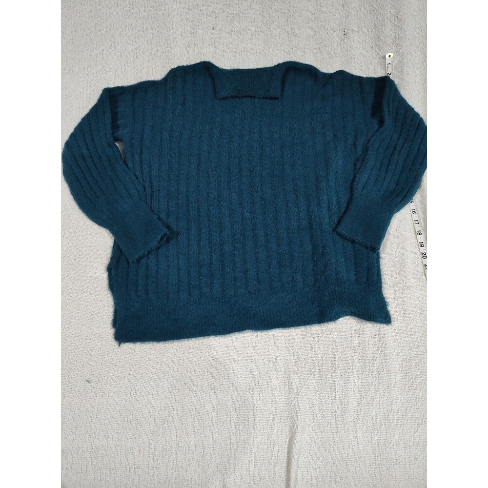NEW Jessica Simpson Ladies' Ribbed Sweater, Teal, Size S (769